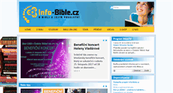 Desktop Screenshot of info-bible.cz